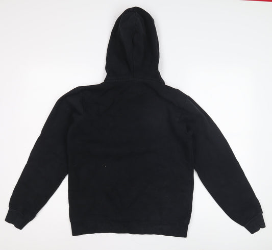 MP Men's Black Pullover Hoodie with Logo