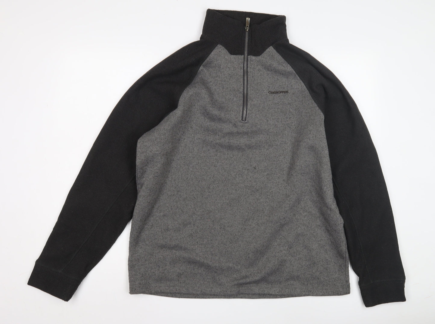 Craghoppers Men's XL Grey 1/4 Zip Sweatshirt