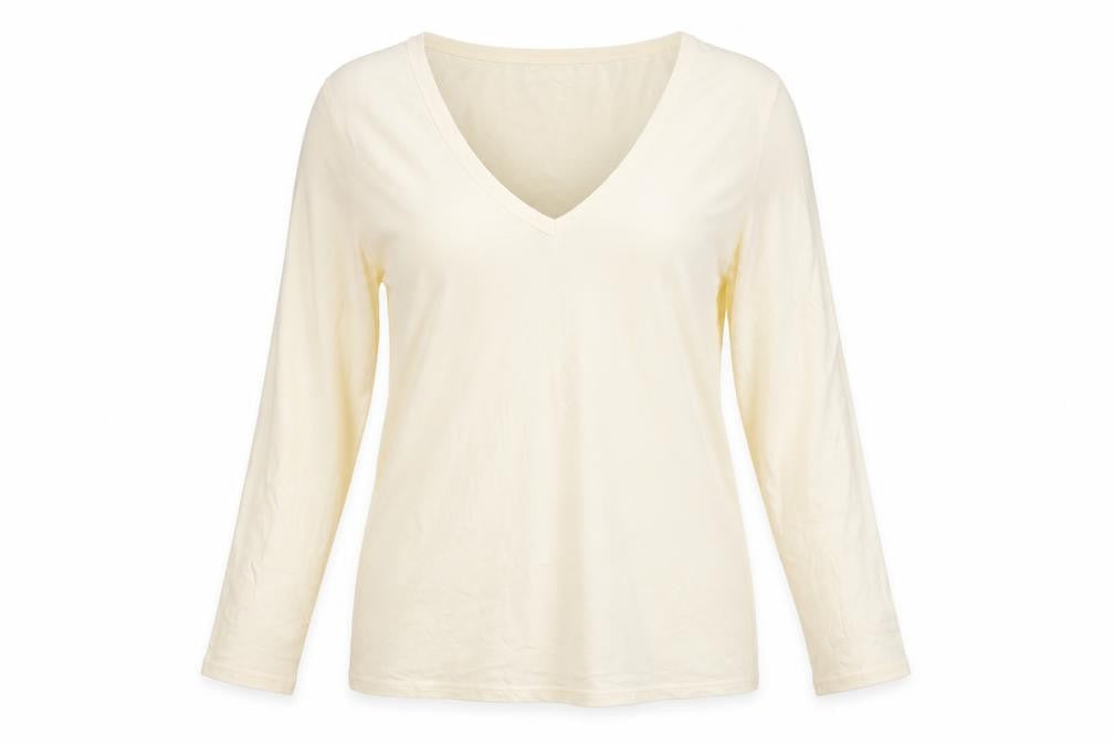 Womens UK Size 2 Boden Beige Cotton T-Shirt