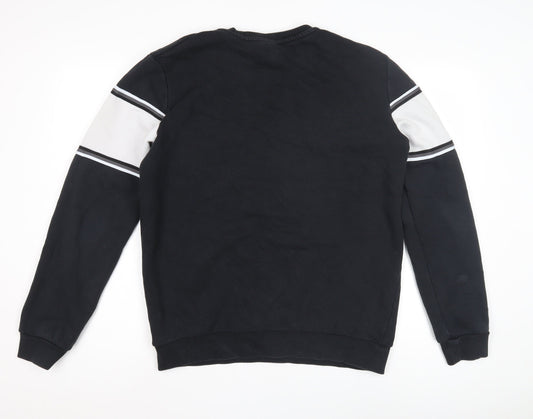 Prè London Men's Black Pullover Sweatshirt M