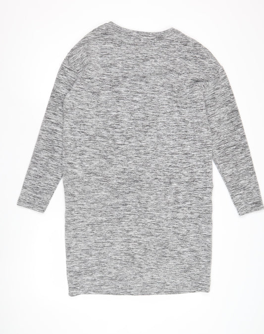 Joules Women's Grey Raglan Sleeve Jersey Dress Size 10