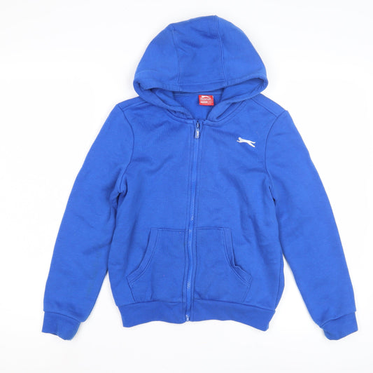 Slazenger Boys Blue Full Zip Hoodie 9-10 Years