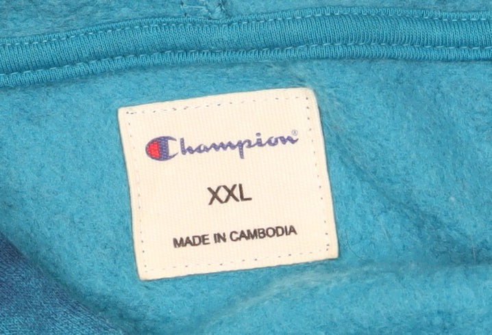 Champion Men's Blue 2XL Pullover Hoodie