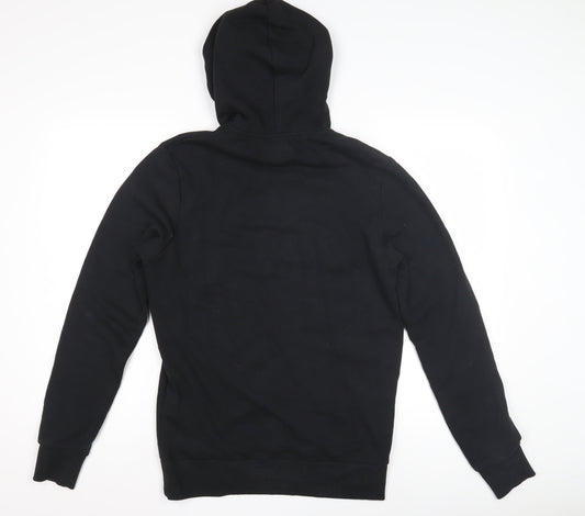 Jack & Jones Men's Black S Hoodie Pullover Logo