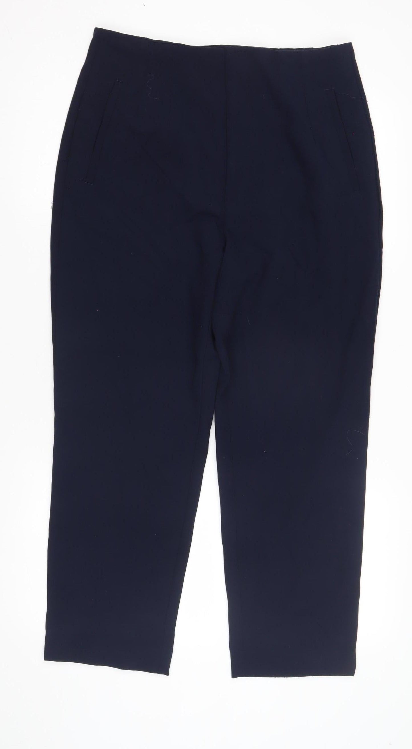 Stradivarius Women's Blue Trousers Size 14