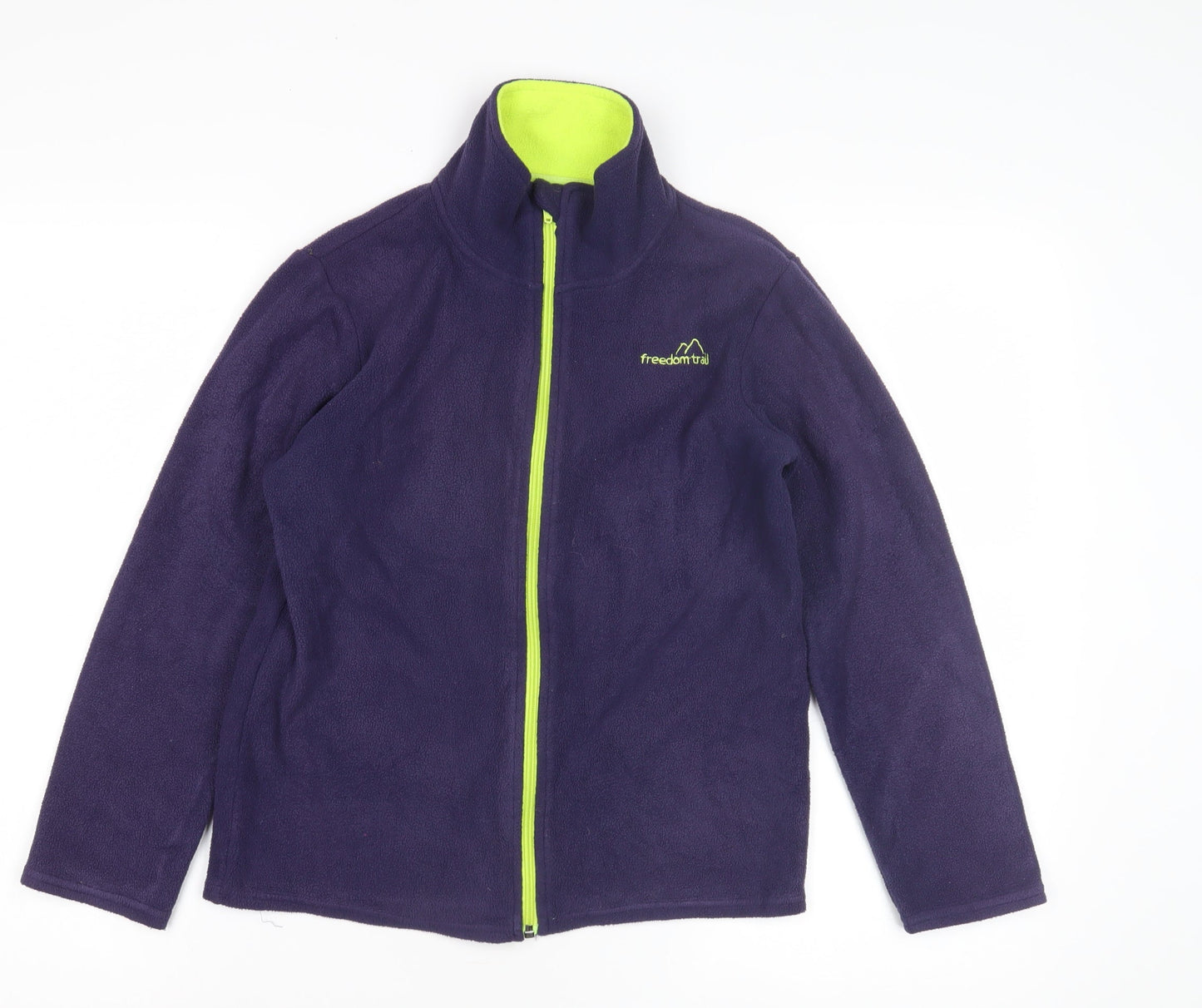 Freedom Trail Boys Purple Fleece Jacket, Size 32, Lightweight