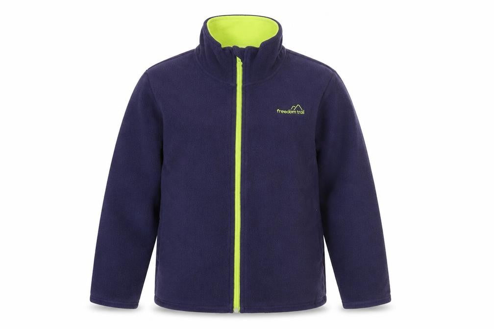 Freedom Trail Boys Purple Fleece Jacket, Size 32, Lightweight