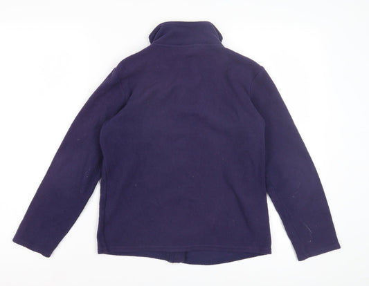Freedom Trail Boys Purple Fleece Jacket, Size 32, Lightweight