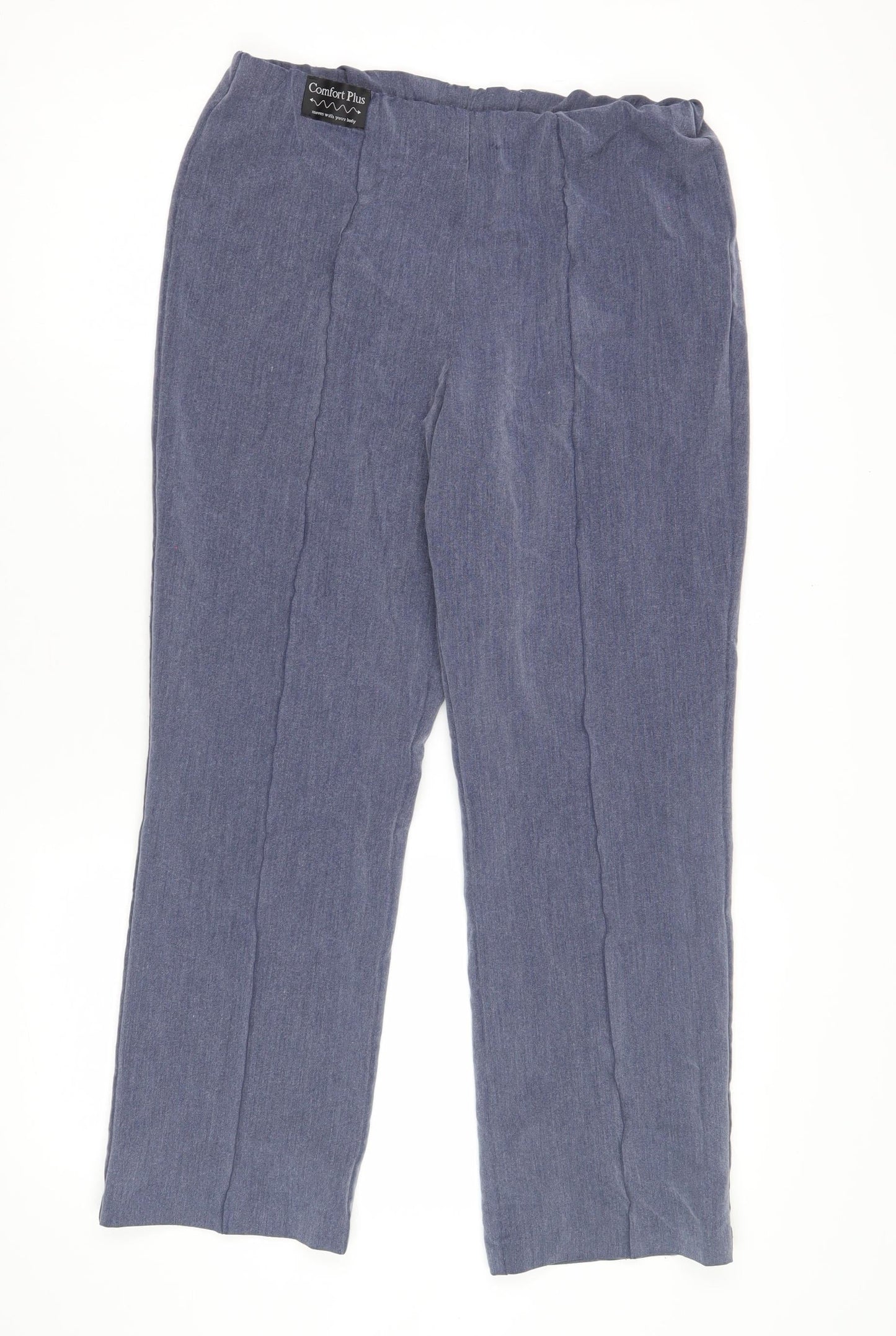 Comfort Plus Women's Blue Trousers Size 10 Classic
