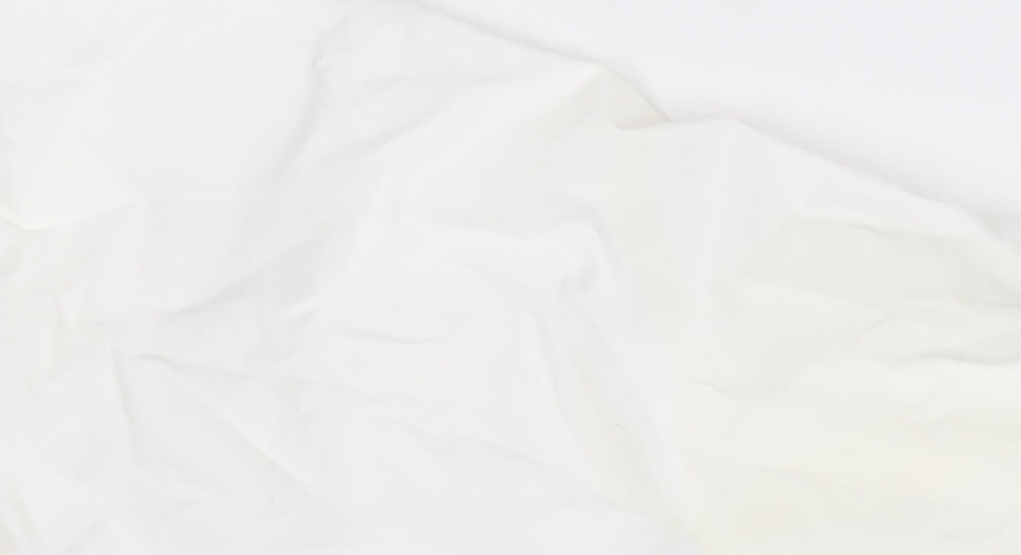 Lacoste Women's White Cotton Trousers, Size 12, Good Condition