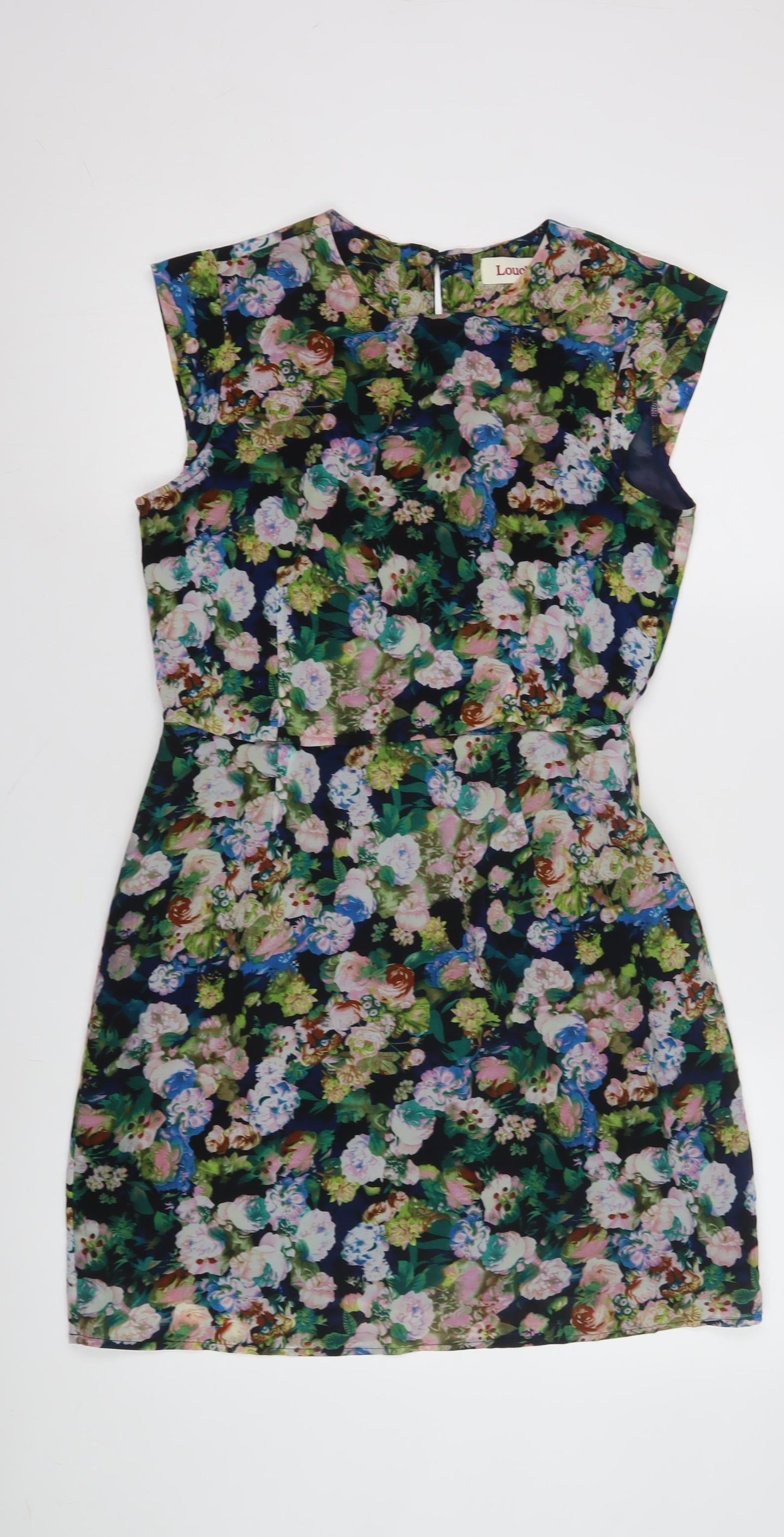 Louche Women's Multicoloured Floral Dress Size 10