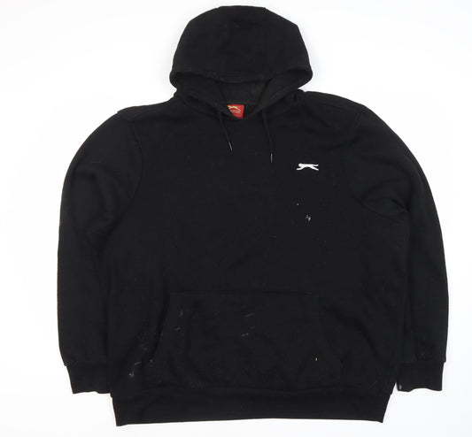 Slazenger Men's Black 2XL Pullover Hoodie Fleece
