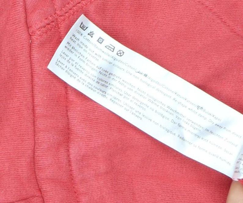 Jack Wills Women's Pink Hoodie, Size 6, Relaxed Fit