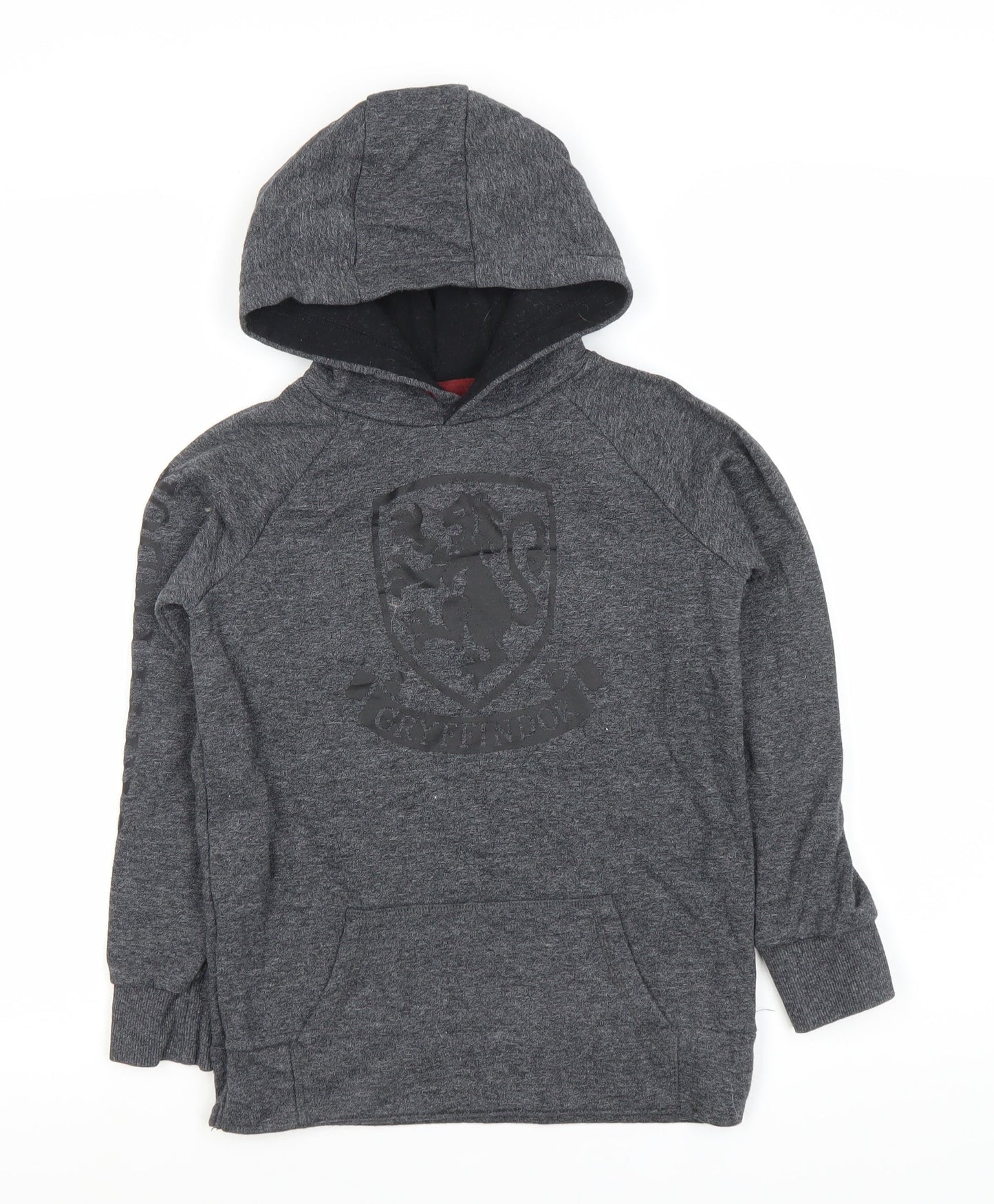 Harry Potter Boys Grey Hoodie 8-9 Years Gryffindor Cotton Blend