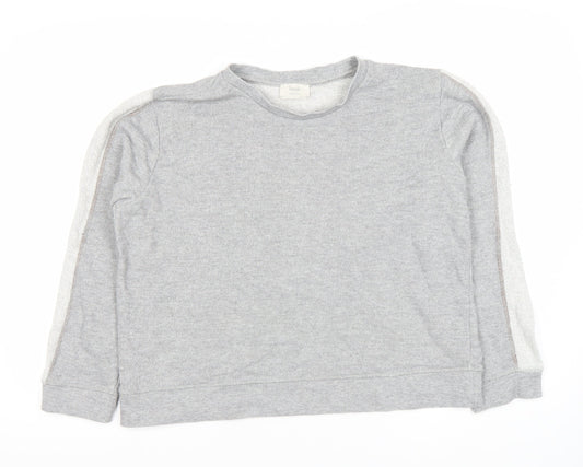 Trash Women's Grey Pullover Sweatshirt Medium