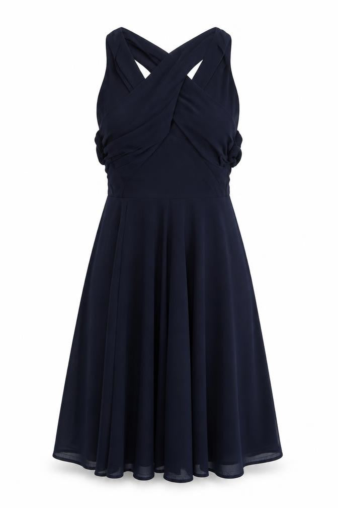 WANT Womens THAT TREND Blue Sleeveless Dress, Size 12