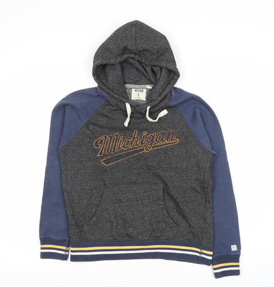 Tailgate Men's Grey College Logo Hoodie - Size L