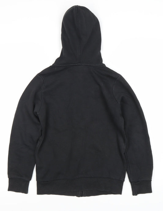 Umbro Boys Black Full Zip Hoodie Size 11 Sports Casual