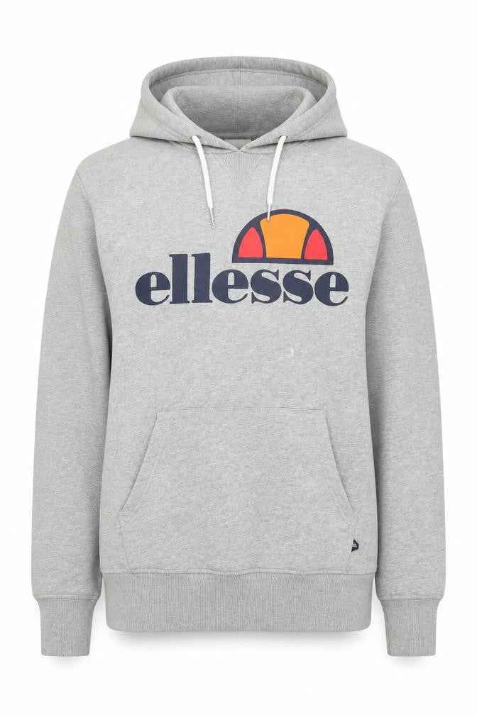 Unisex Adults UK 8 Regular ellesse Grey Pullover Hoodie