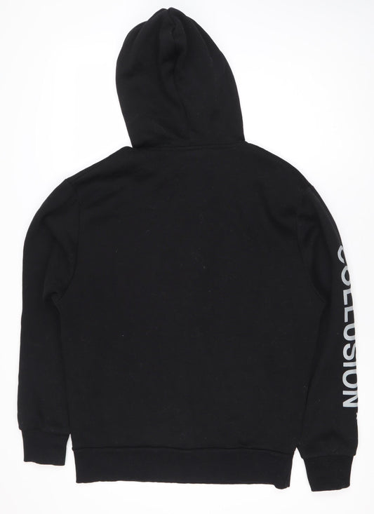 Collusion Unisex Black XS Pullover Hoodie