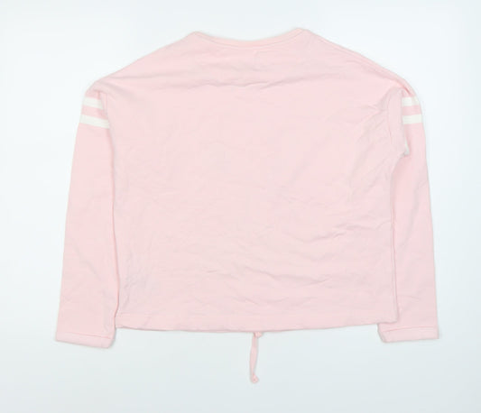 Marks and Spencer Girls Pink Peanuts Pullover Hoodie 12-13Y