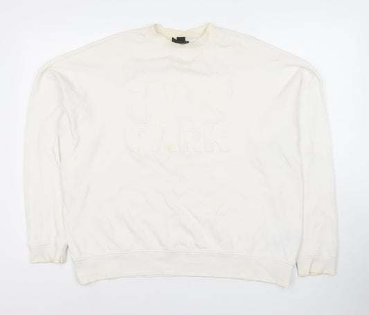 Ivy Park Women's M Ivory Pullover Sweatshirt