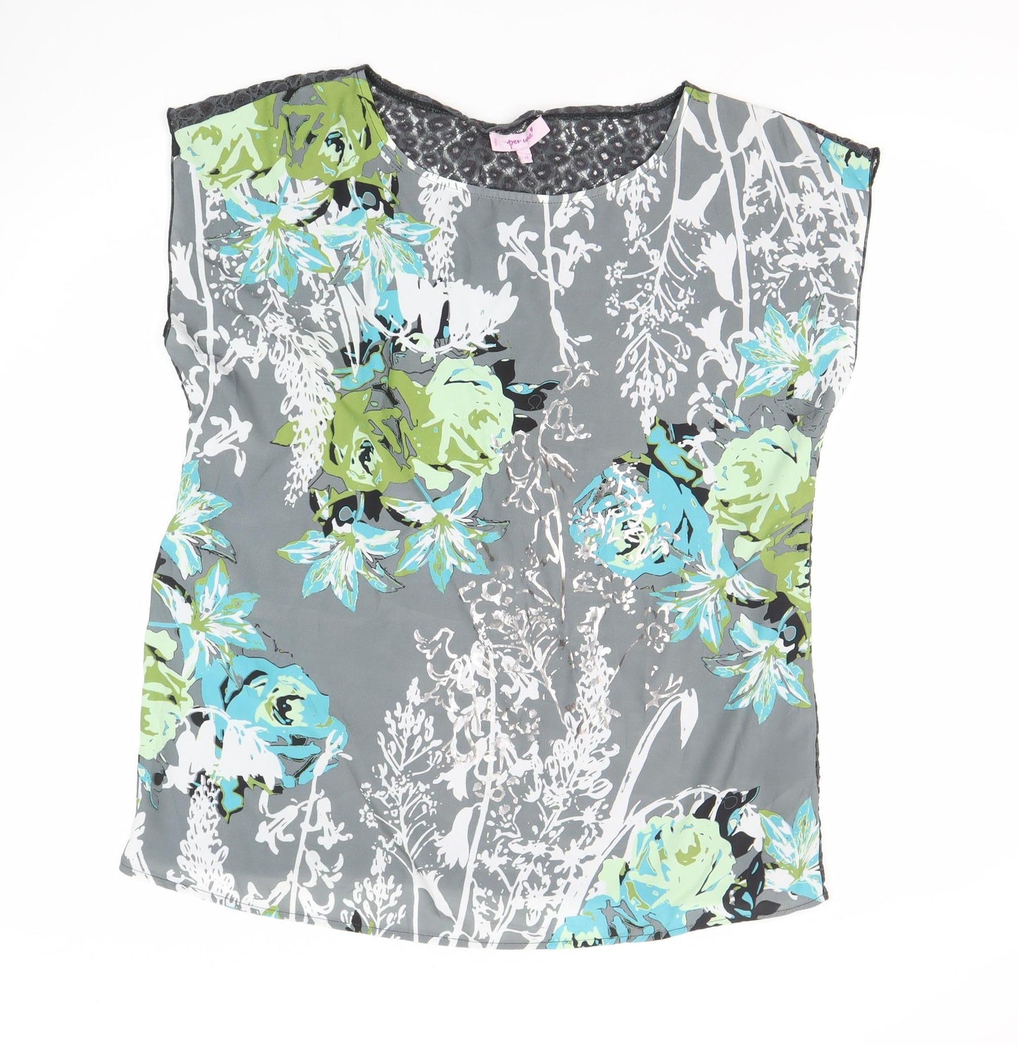 Marks and Spencer Women's Multicoloured Top - Size 16