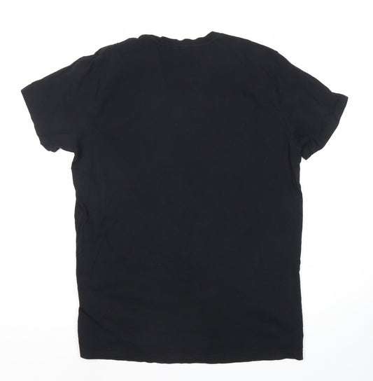 Diesel Men's Black Graphic Print T-Shirt L