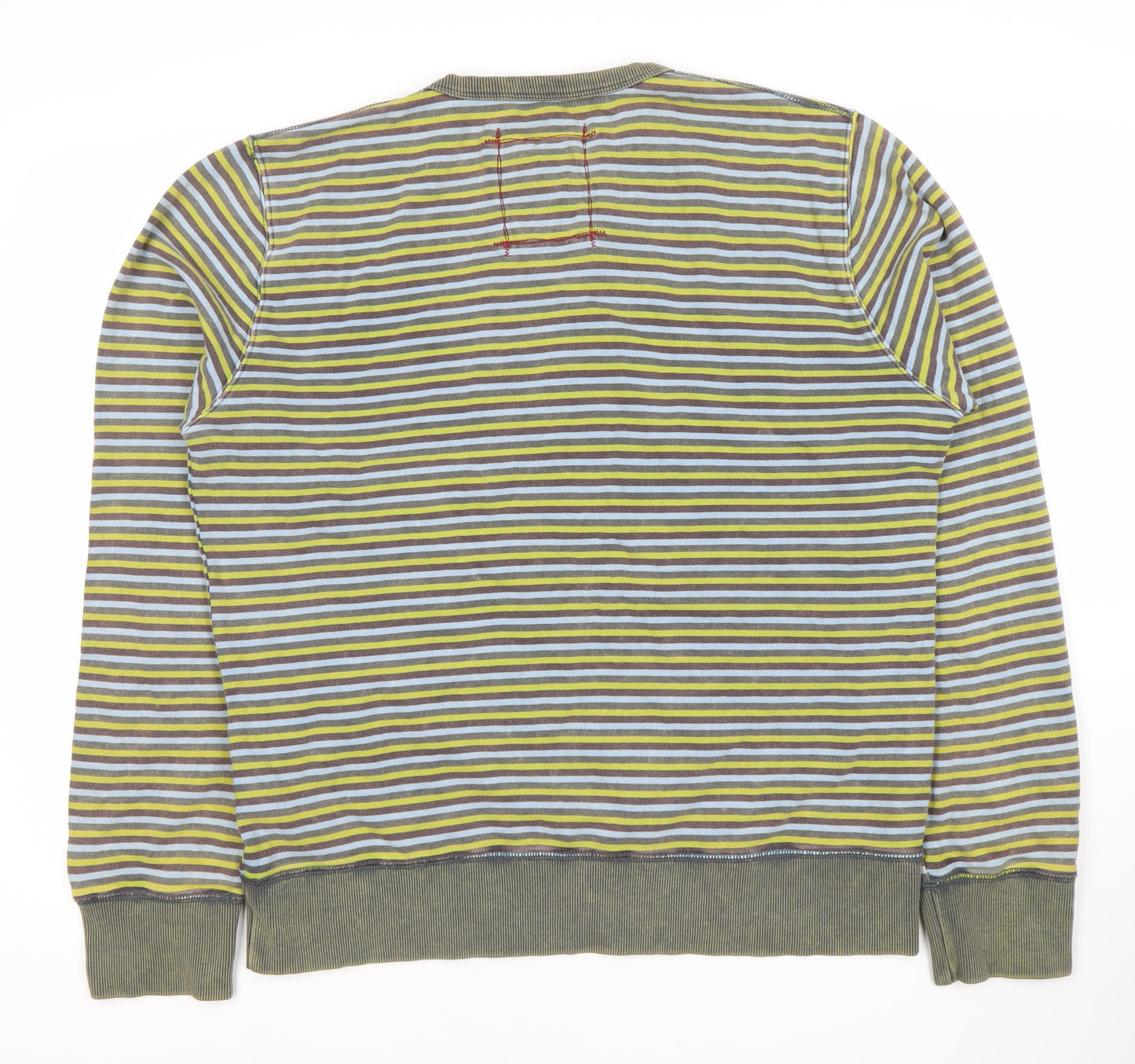 Jack & Jones Men's Multicoloured Striped Sweatshirt, S