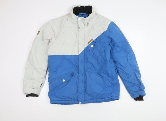 Five Seasons Boys Blue Colourblock Jacket 15-17 Years Winter