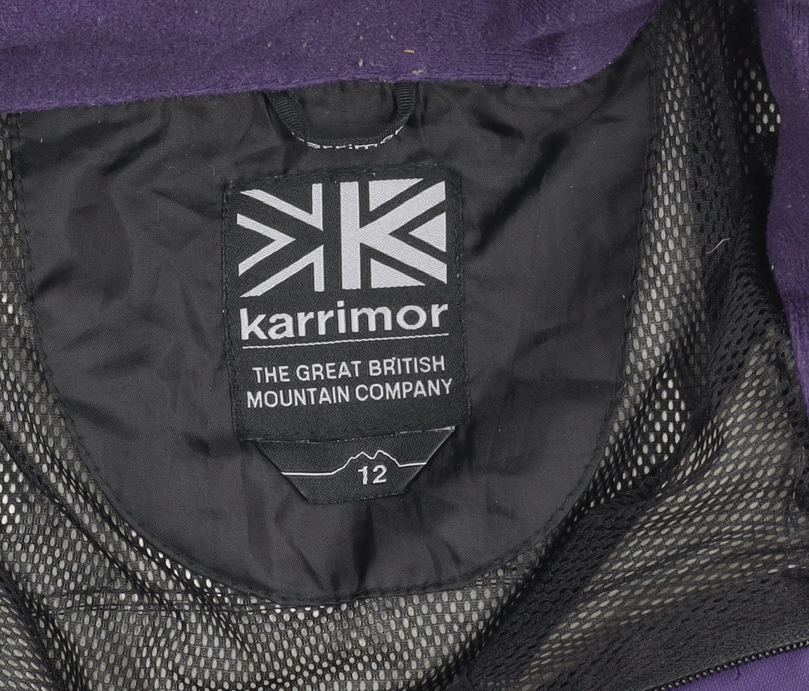 Karrimor Women's Black Weatherproof Puffer Jacket Size 12