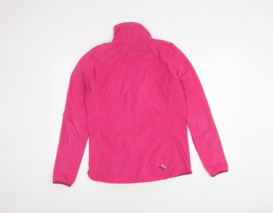 O'Neill Women's Pink Fleece Snap Pullover - Size L