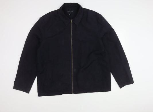 James Pringle Men's Black Mid-Length Classic Jacket
