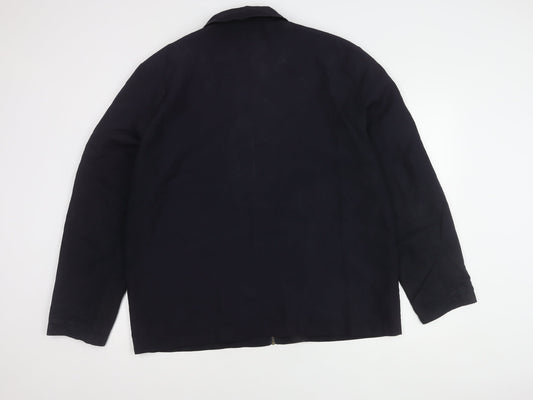 James Pringle Men's Black Mid-Length Classic Jacket