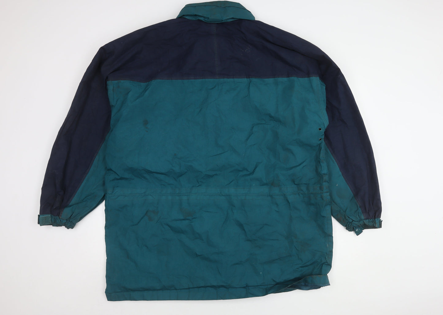 Hijack Men's Blue XL Casual Long Jacket