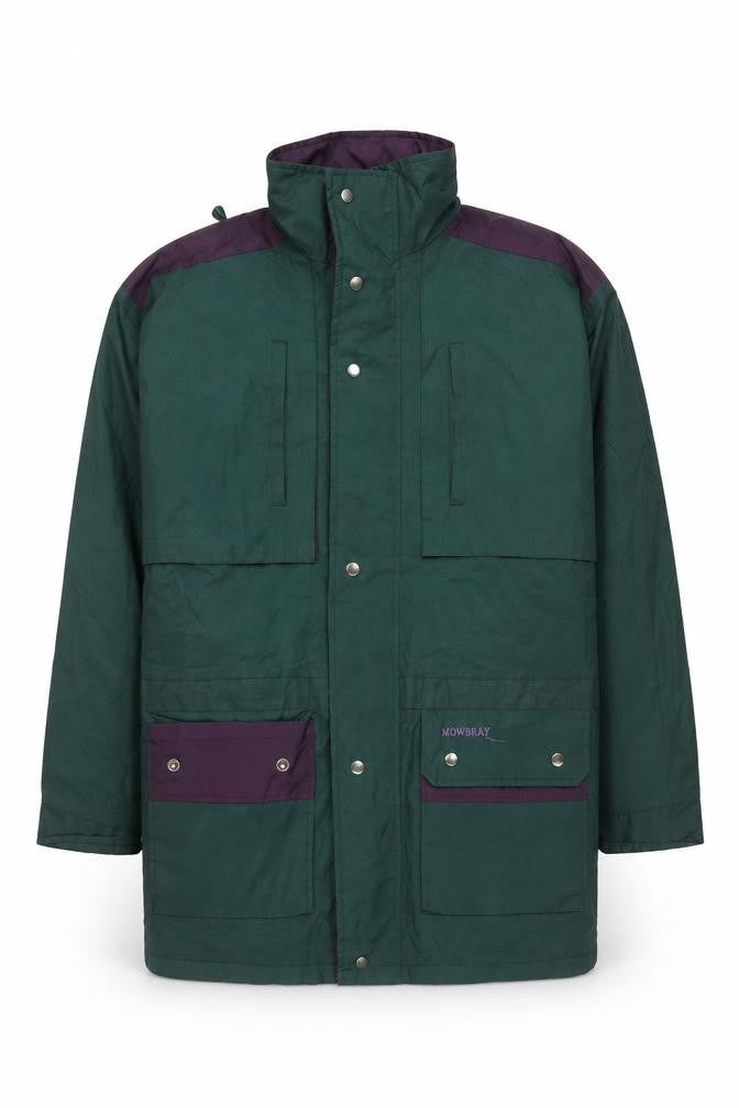 Mowbray Men's Green Parka Jacket L Waterproof Outdoor
