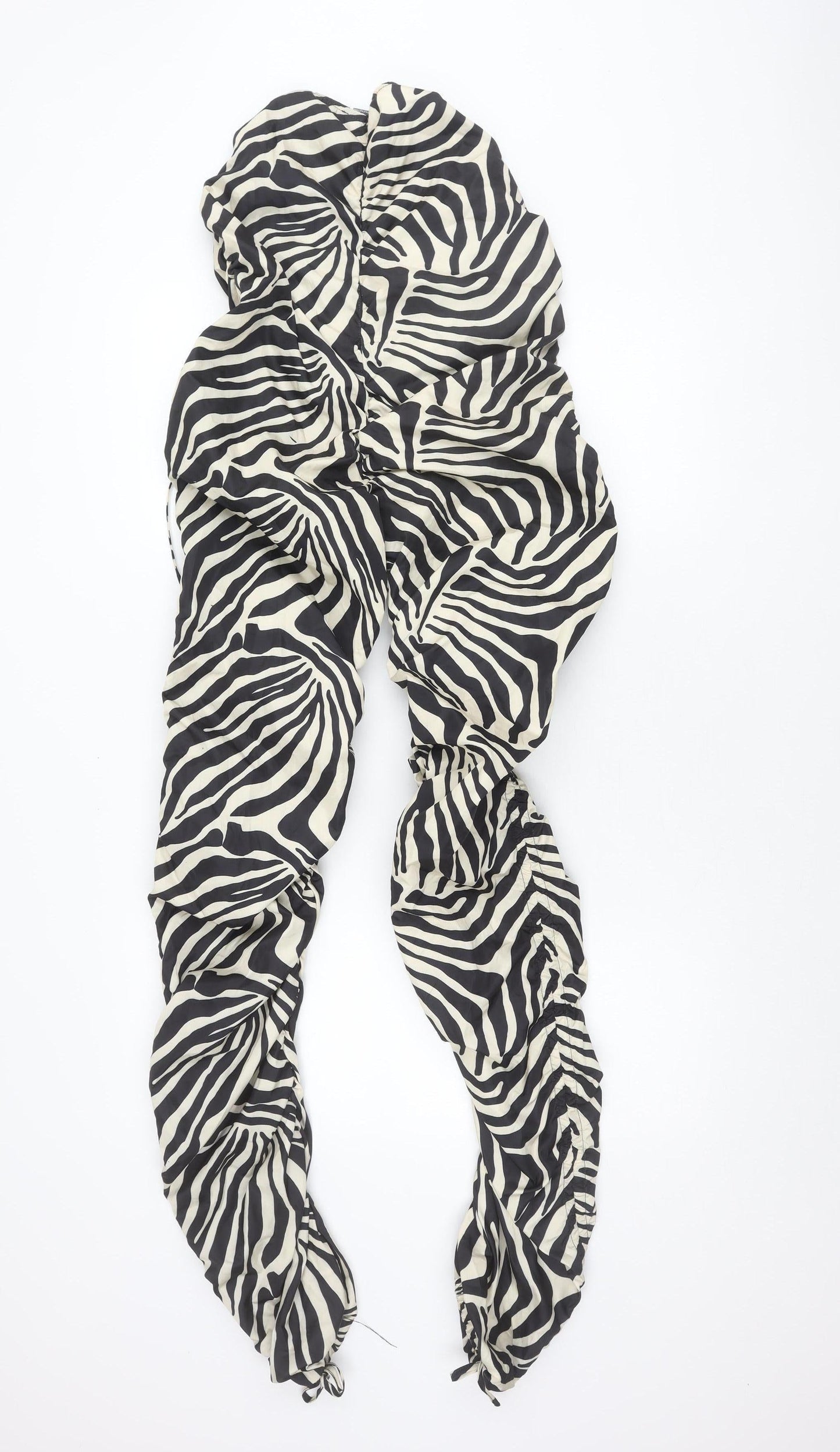 PrettyLittleThing Women's Zebra Print Trousers Size 6