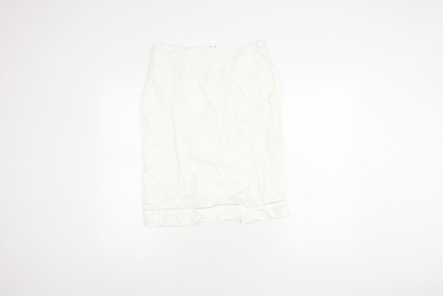 Hobbs Women's White Pencil Skirt in Size 10