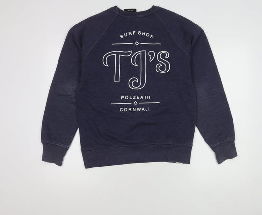 TJ's Surf Shop Blue Crew Neck Men's S Sweatshirt