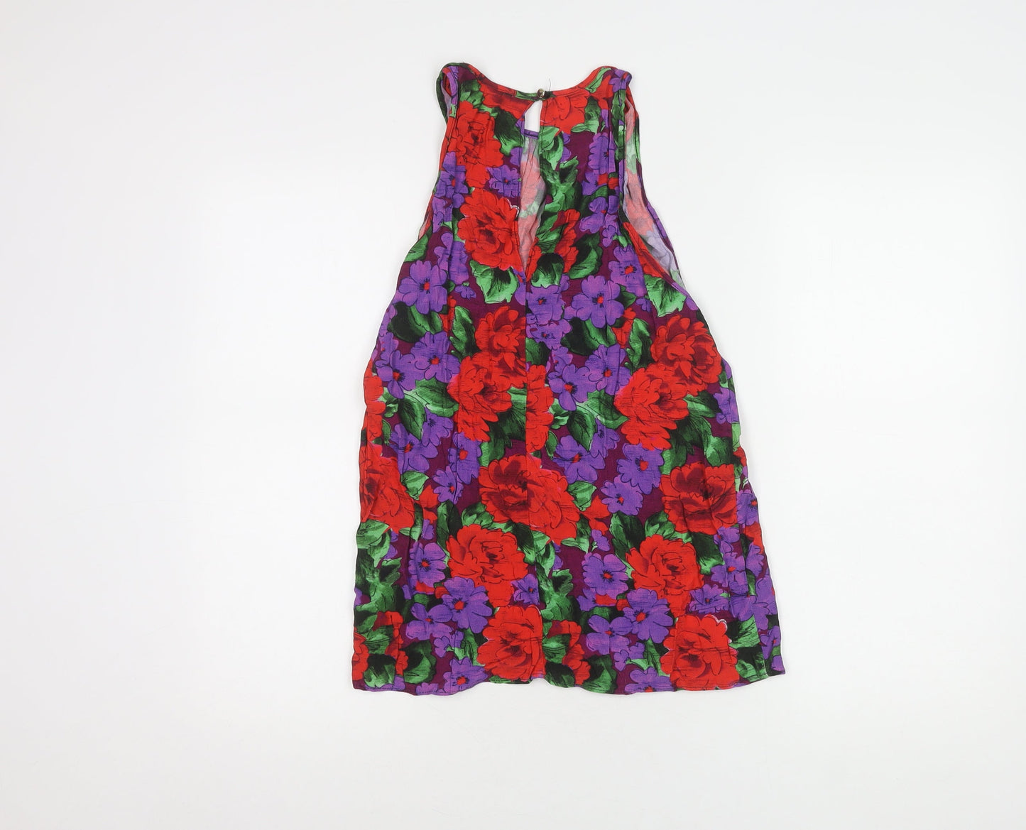 Karen Millen Women's Multicoloured Floral Top Size 8