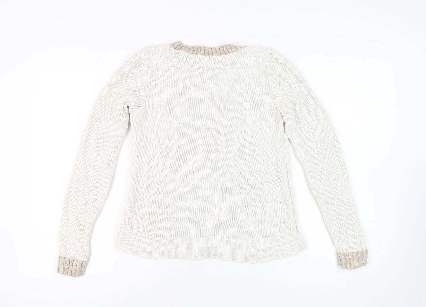 Banana Republic Women’s Ivory Pullover Jumper - M