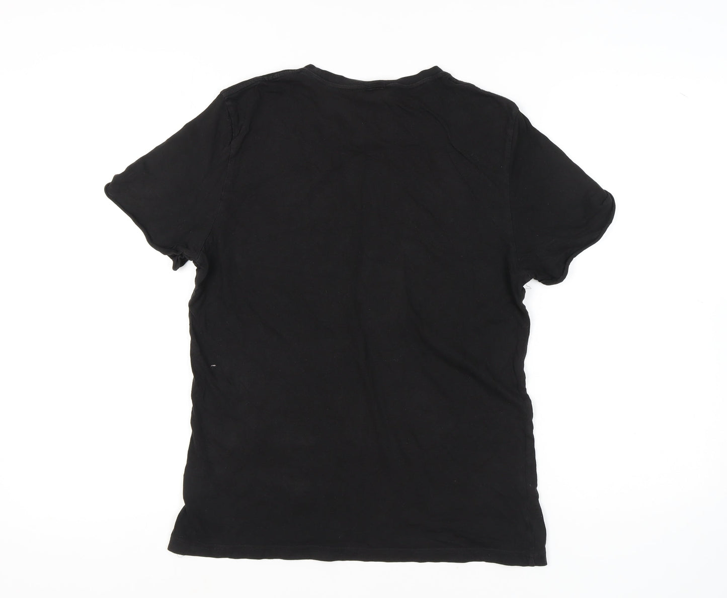 H&M Black Unisex Crew Neck T-Shirt Size M