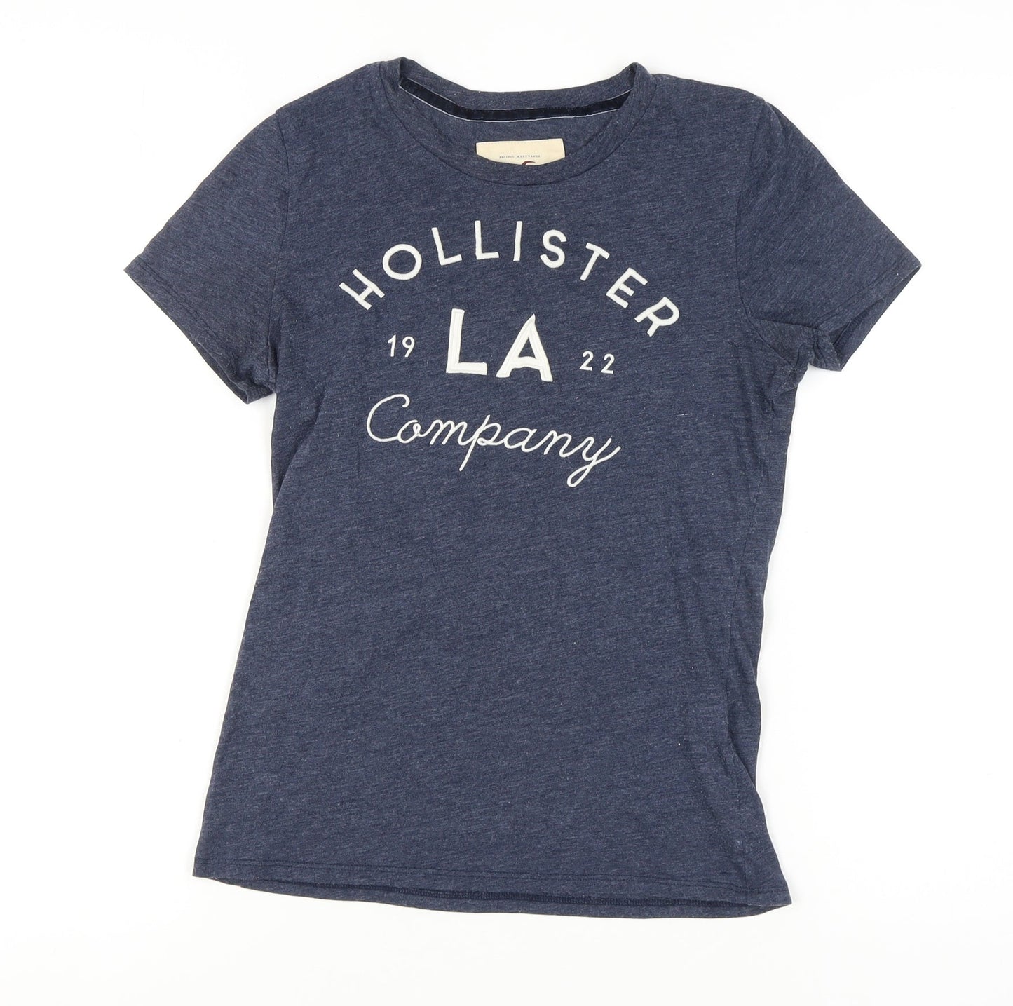 Hollister Women's Blue M Basic Crew Neck T-Shirt