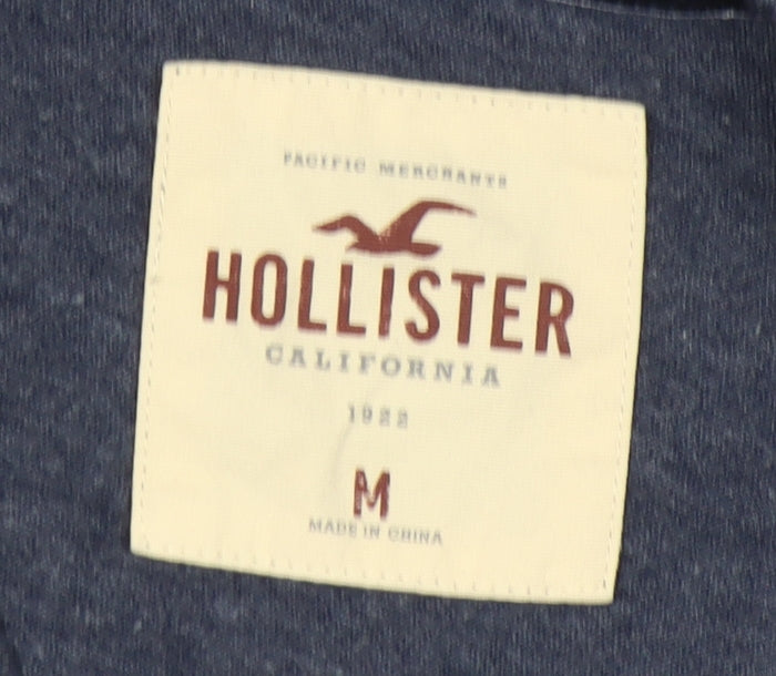 Hollister Women's Blue M Basic Crew Neck T-Shirt