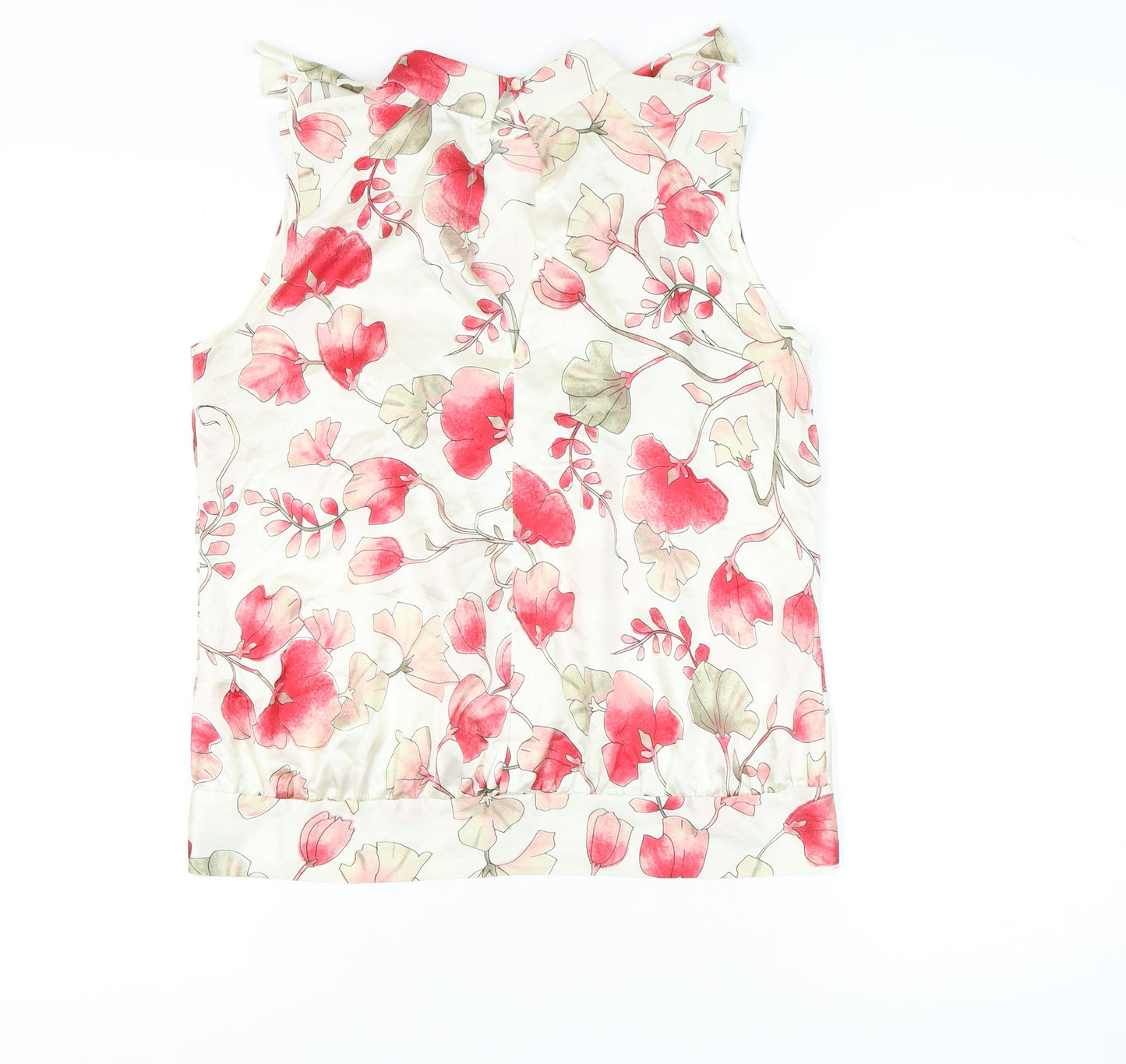 Marks and Spencer Women's Pink Floral Blouse Size 12