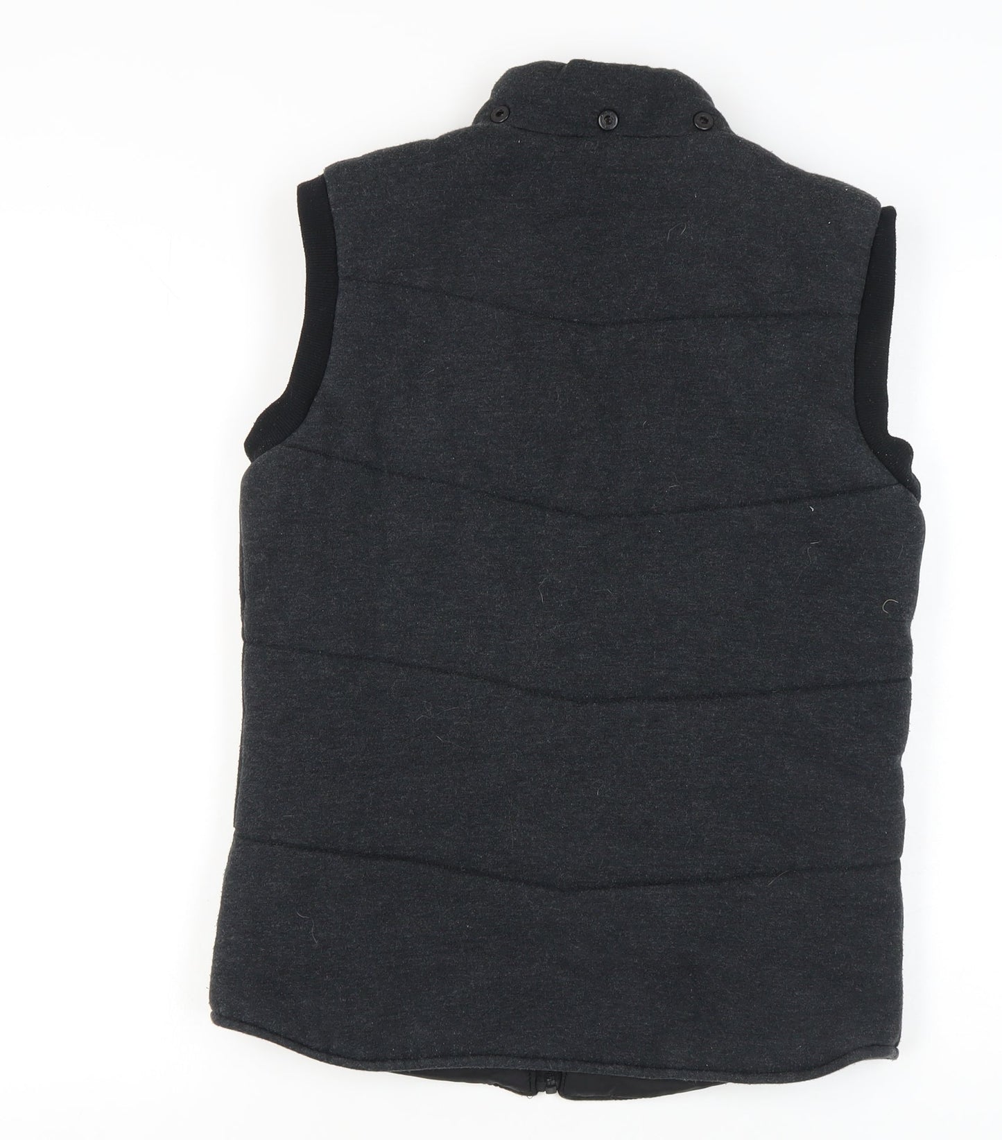 New Look Womens Black XS Puffer Waistcoat