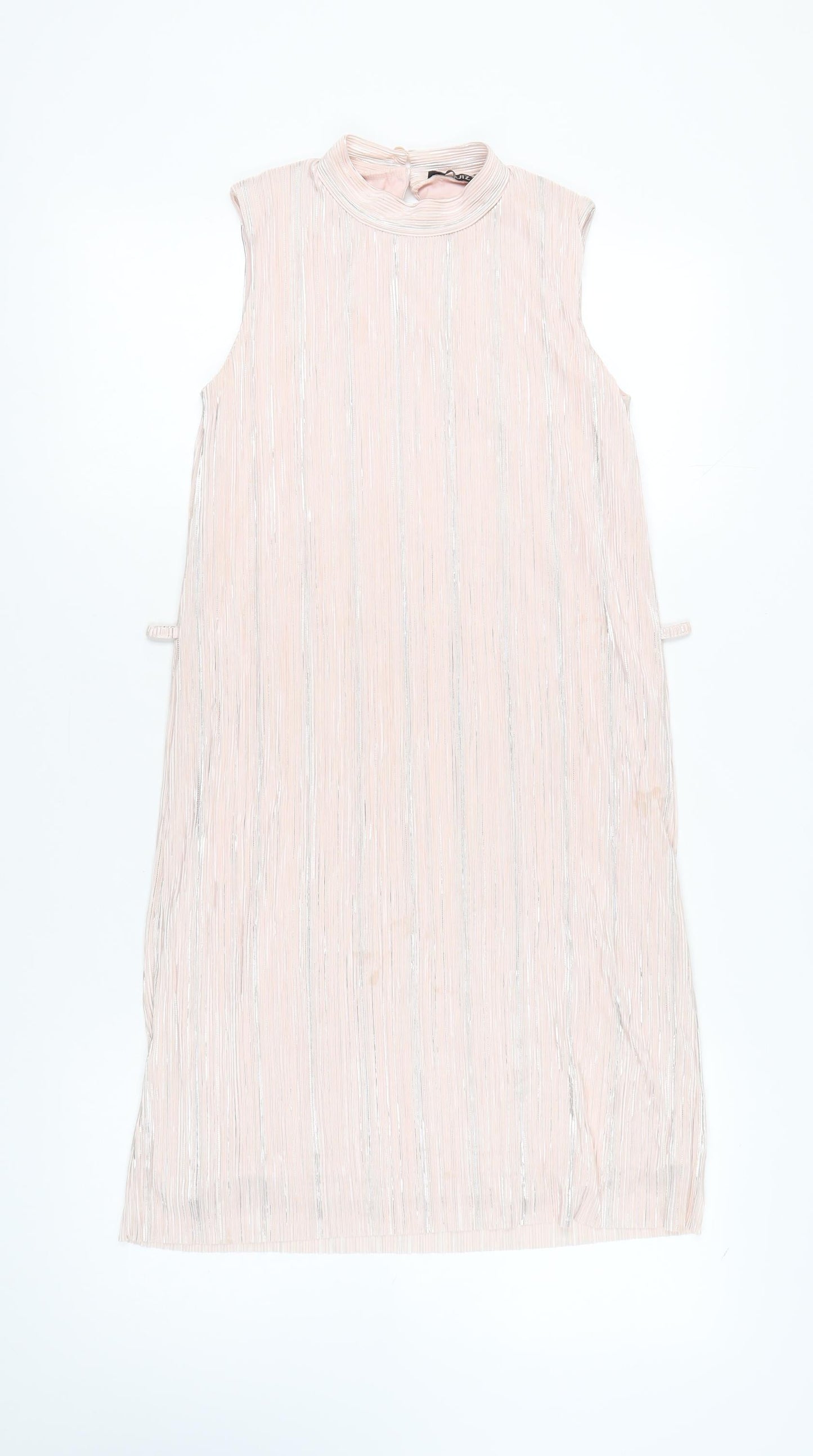 Quiz Women's Pink Shift Dress Size 10