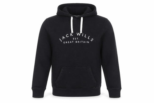 Mens UK XS  Jack Wills Black Pullover Hoodie