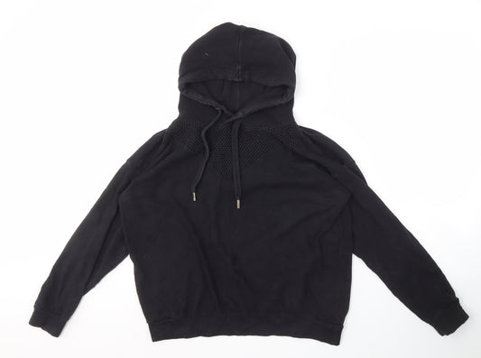 KangaROOS Women's Black Pullover Hoodie, Size 12