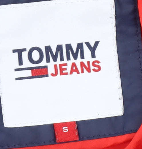 Tommy Jeans Men’s Blue Puffer Jacket S, Hooded Casual